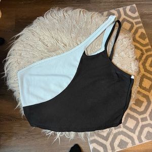 Shein Crop Top One Shoulder